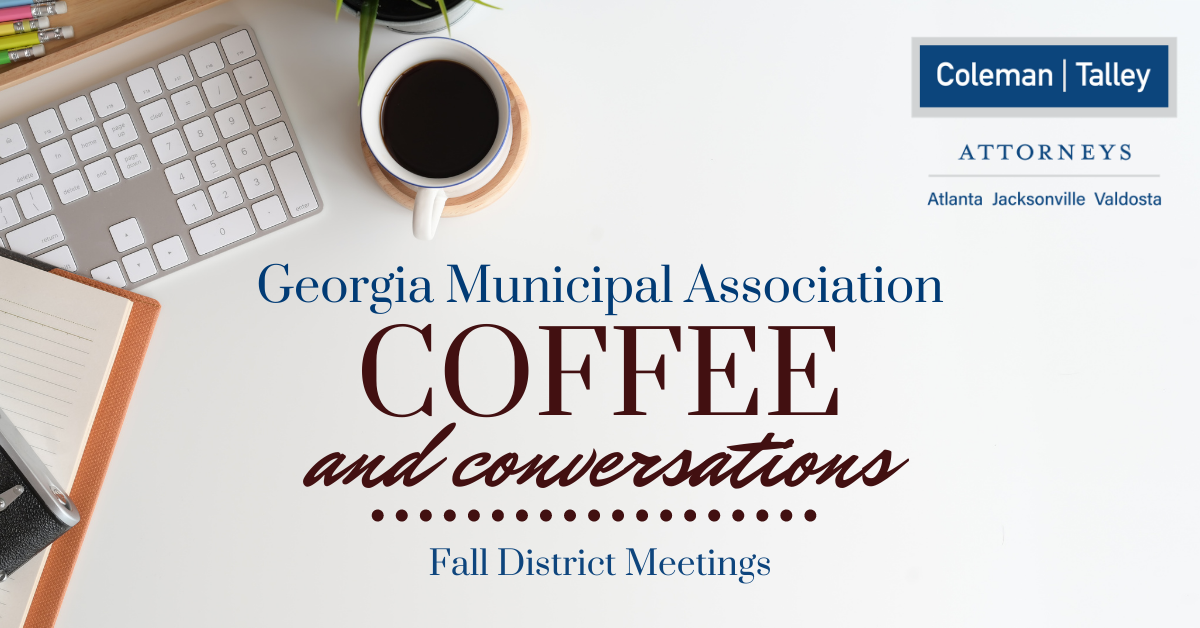 Georgia Municipal Association Fall District Meetings