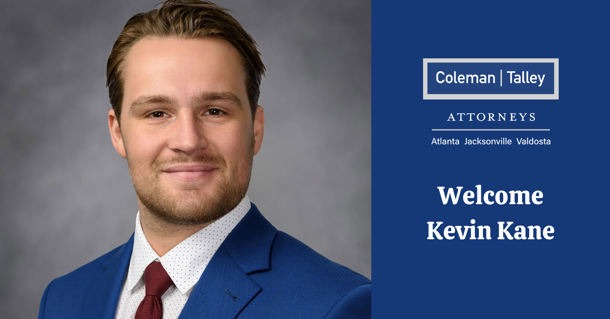 Welcome Kevin Kane to Coleman Talley LLP