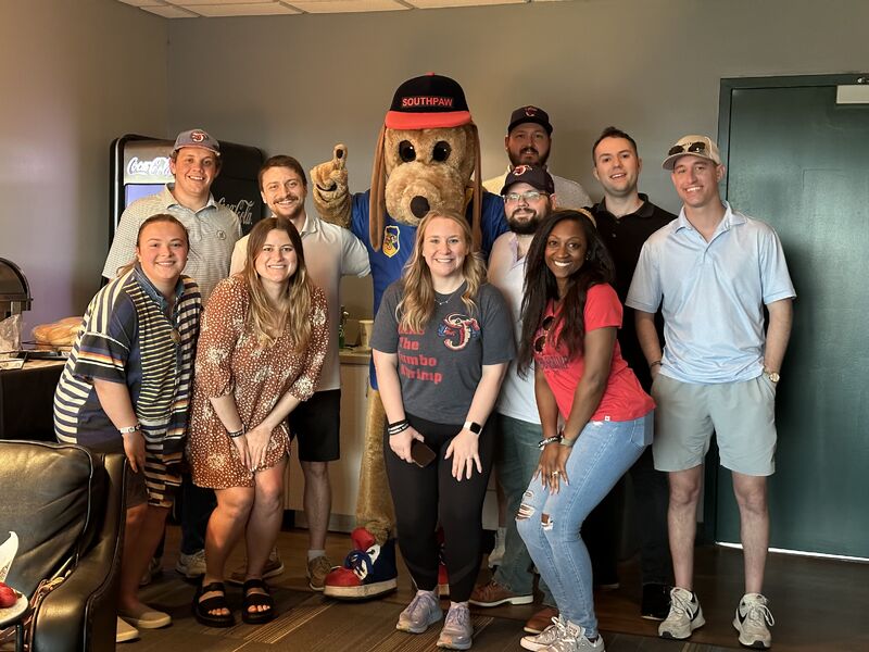 Lawyers and Summer Associates Cheer on the Jacksonville Jumbo Shrimp
